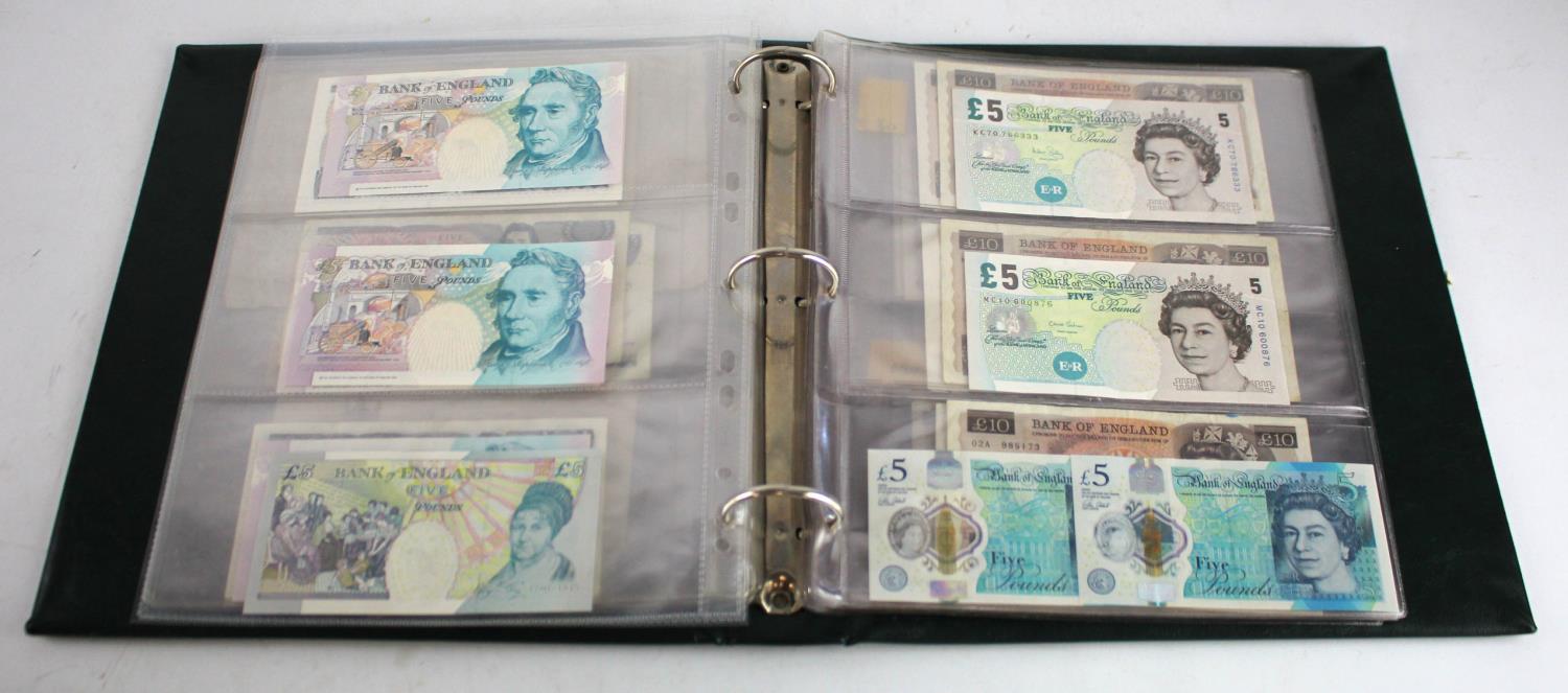Bank of England & Treasury (57), a collection in album with a good range of FIRST RUN notes, some - Image 14 of 24