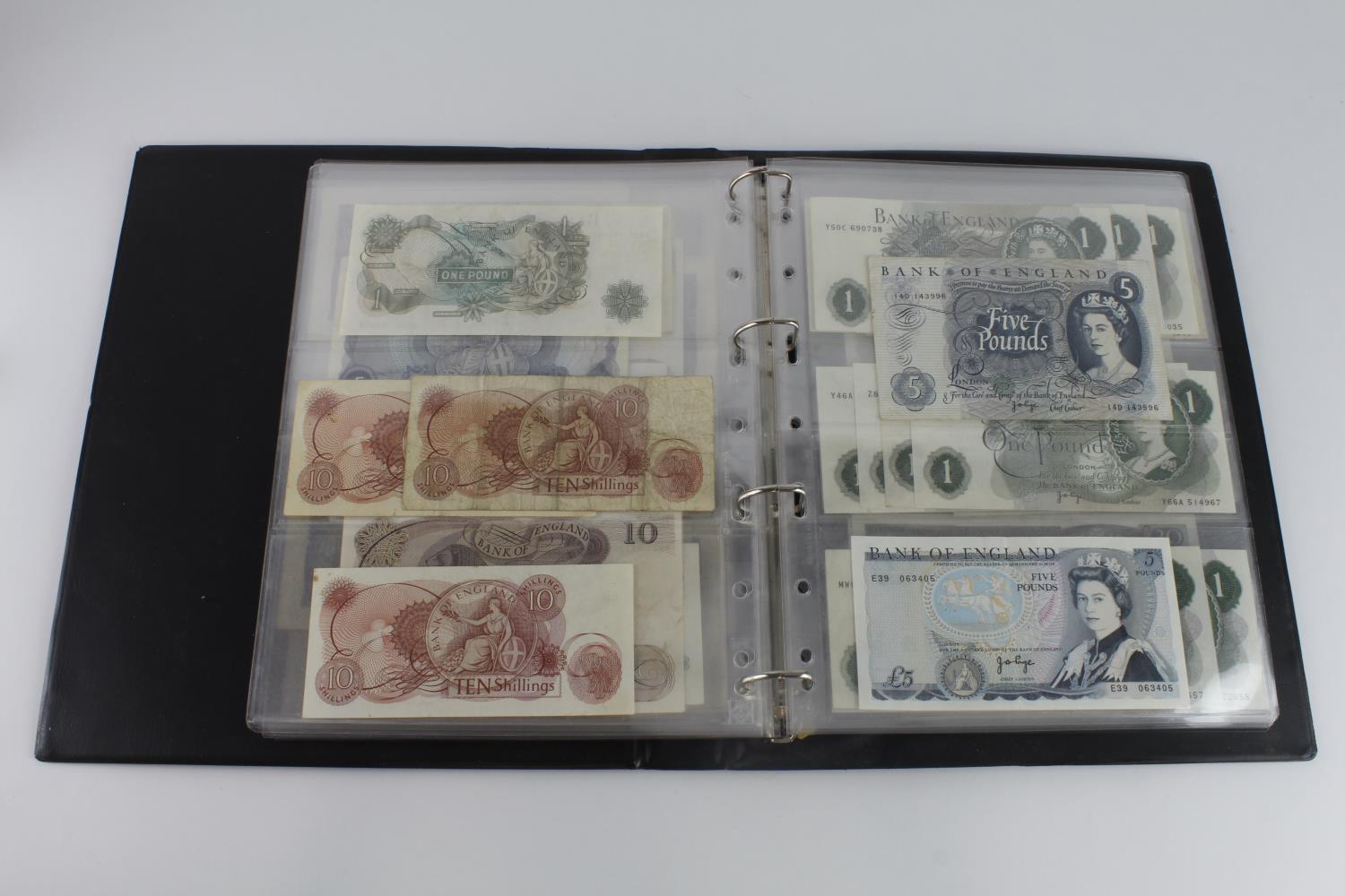 Bank of England & Treasury in Hendon album (82), Bradbury 1 Pound, Warren Fisher 1 Pound, Peppiatt 1 - Image 14 of 23