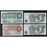 O'Brien (5), a group of REPLACEMENT notes, 10 Shillings issued 1955 serial 56A 271411 (B272,