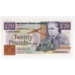 Northern Ireland, Northern Bank Limited 20 Pounds dated 30th March 1992, signed S.H. Torrens, serial