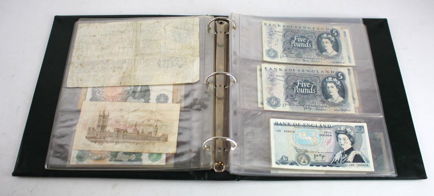 Bank of England & Treasury (57), a collection in album with a good range of FIRST RUN notes, some - Image 9 of 24