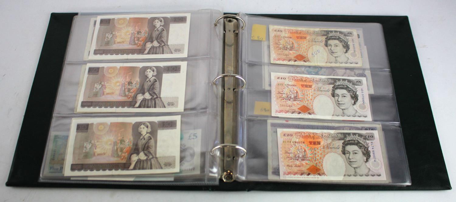 Bank of England & Treasury (57), a collection in album with a good range of FIRST RUN notes, some - Image 17 of 24