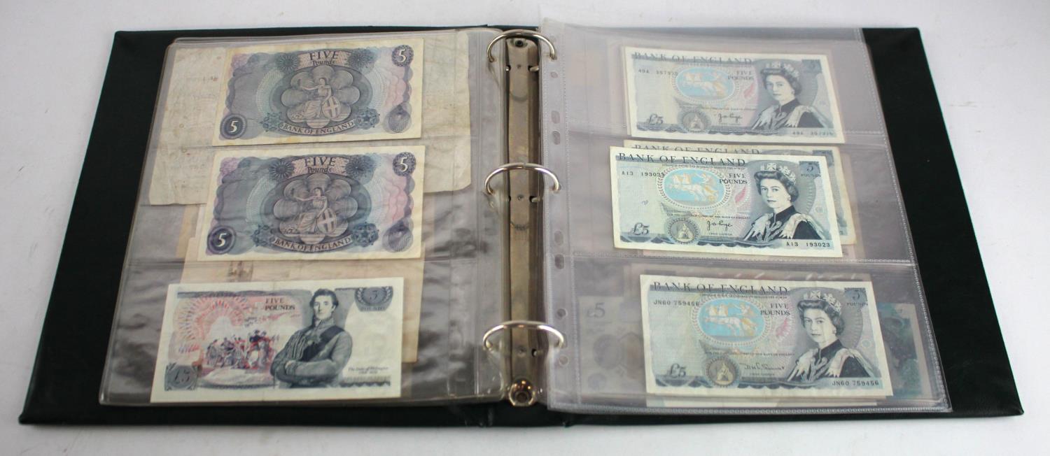 Bank of England & Treasury (57), a collection in album with a good range of FIRST RUN notes, some - Image 10 of 24