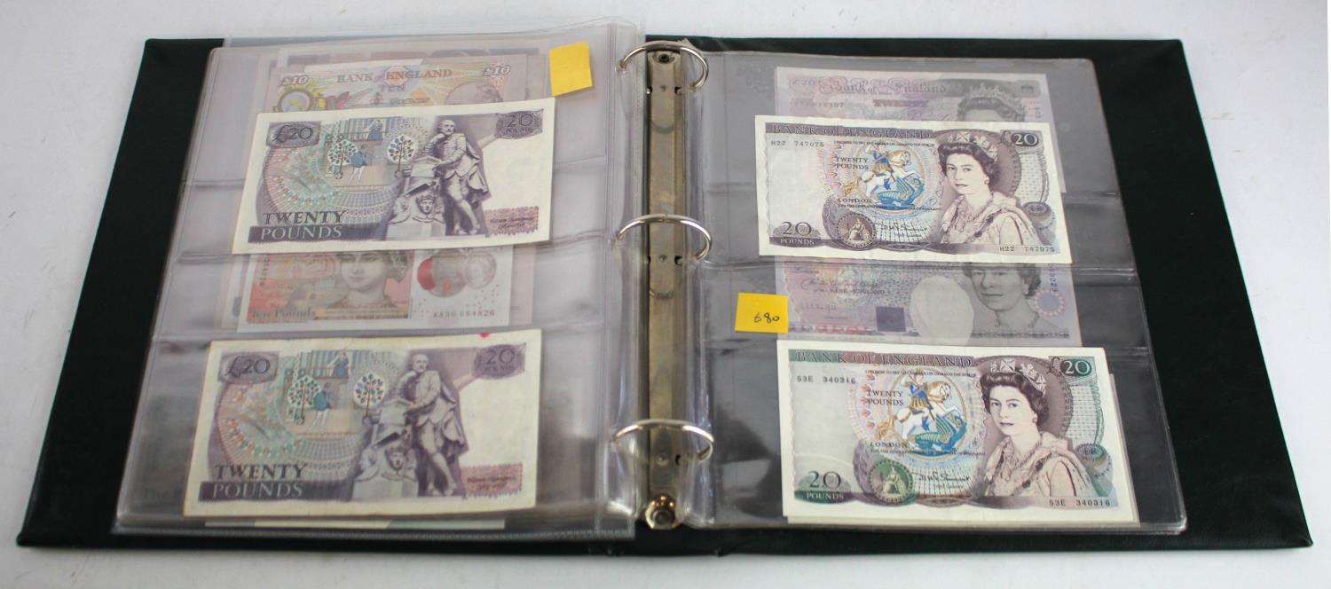 Bank of England & Treasury (57), a collection in album with a good range of FIRST RUN notes, some - Image 20 of 24