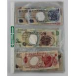 Ghana (26), 5000 Cedis and 2000 Cedis dated 23rd February 1996, key date, serial H/1 4712687 & T/1