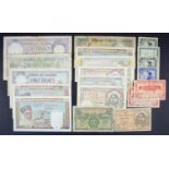 Algeria (19), 50 Francs and 100 Francs 1936, 500 Francs 1958, 100 Francs (3) 1941, 1942, 1945, 50