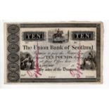 Scotland, Union Bank of Scotland 10 Pounds, issued Glasgow 18- (circa 1850), manuscript 'SPECIMEN'