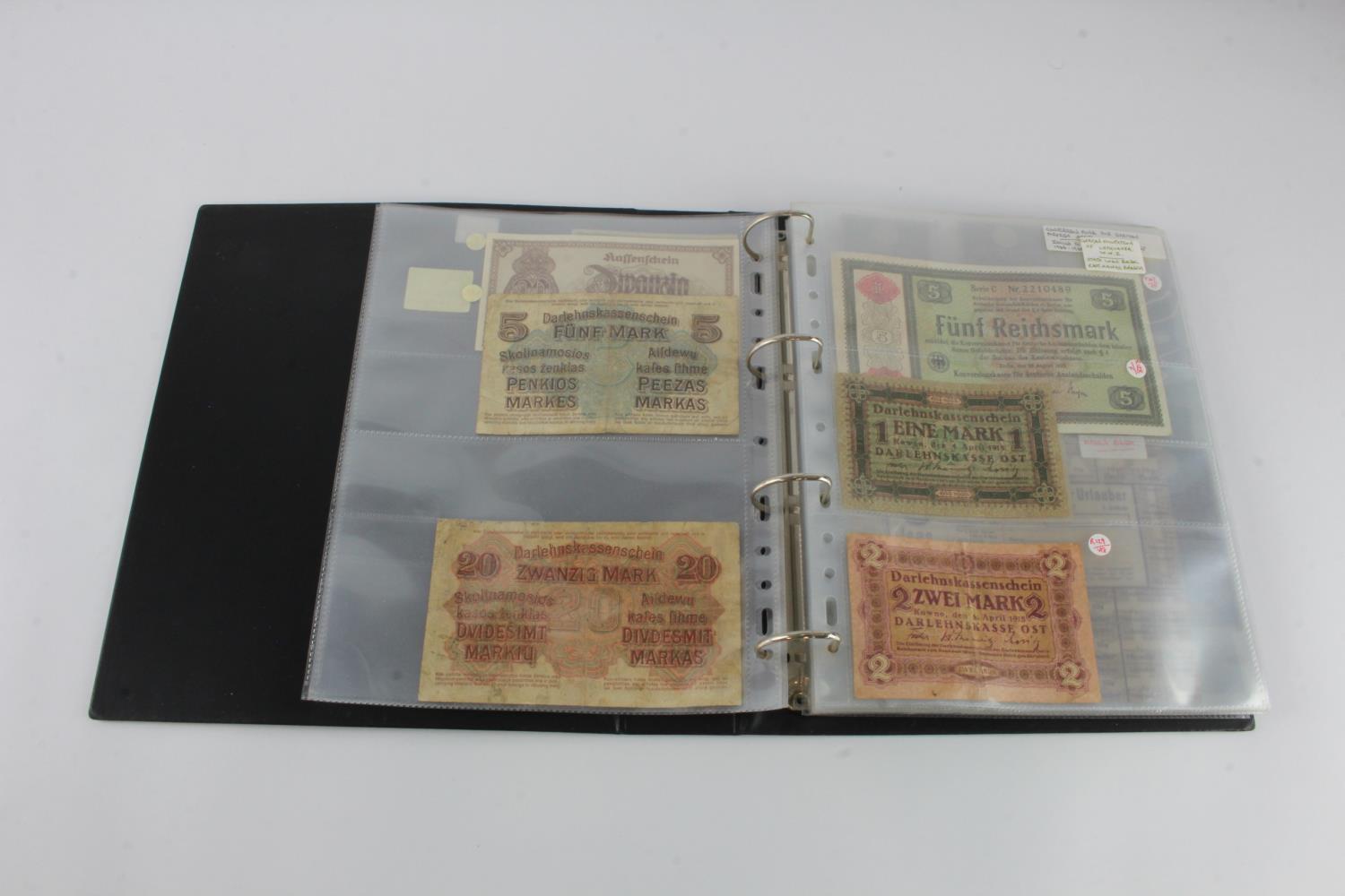 Germany (52) plus a few America Scrip notes etc., including Memel 1/2 Mark and 5 Mark, German - Image 6 of 27