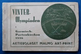 Olympics, Garmisch-Partenkirchen 1936, Booklet, Winter Olympics 1936, Vinter-Olympiaden I Garmisch-
