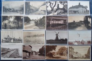 Postcards, Kent, a selection of approx. 22 cards, RPs include Herne Bay and Herne Village.