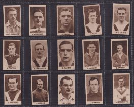 Trade cards, Roche, Famous Footballers, 'K' size (47/50, missing nos 21, 33 & 46) (gd/vg)