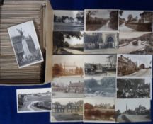 Postcards, Yorkshire, approx. 830 cards showing street scenes, country houses, schools, hospitals,
