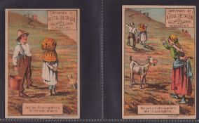 Trade cards, USA, Nicoll (Taylors), Jack & Jill, 'P' size (set, 6 cards) (gd)