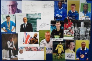 Sports autographs, a selection of 20 signatures (on various items) mostly promotional and