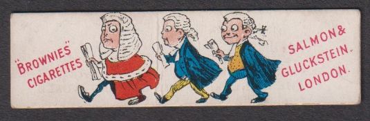 Cigarette card, Salmon & Gluckstein, Occupations, type card, Law (gd) (1)