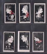 Trade cards, Barratt's, Football Stars (hand coloured), 6 cards, Alf Quantrill Bradford, G.