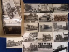 Photographs, Trams, Worldwide, approx. 300 postcard sized images of trams around the world to