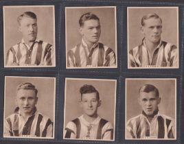 Cigarette cards, BAT, Guernsey Footballers, Priaulx League, 'L' size (77/80, missing nos 32, 37 &