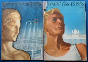 Olympics, Berlin 1936, 4 original magazines, Official Publication of The Publicity Commission for