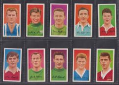 Trade cards, Barratt's, Famous Footballers, Series A8 (set, 50 cards) (gd)