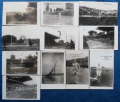 Postcards, Olympics, Paris 1924,eleven cards, inc. RP Uruguay Presentation Football, Vincent