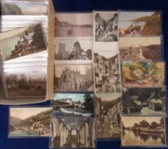 Postcards, Devon and Dorset, approx. 170 cards to include street scenes, parades, sports,
