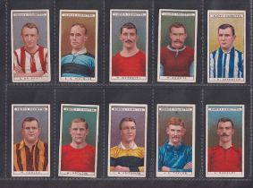 Cigarette cards, Ogden's, two sets, Famous Footballers (50 cards, including Meredith, stain to back,