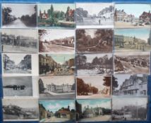 Postcards, Essex, a selection of approx. 100 cards to include celebrations, street scenes, trams,