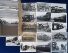 Photographs, Mixed Transportation, approx. 240 postcard sized images of buses, trams, rail etc. To