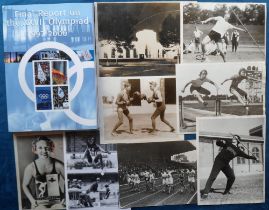 Olympics, a selection of items from various games inc., 8" x 10" and smaller press photos,