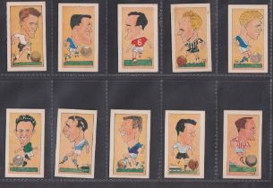 Trade cards, Clevedon, Famous Footballers (set, 50 cards) includes Stanley Matthews, Di Staphano,