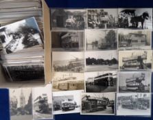 Photographs, Trams and Trolleybuses, approx. 450 photos, mostly reprints of earlier,