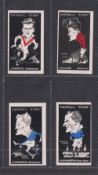 Trade cards, Barratt's, Football Stars (hand coloured), 4 cards, J. Murdoch Airdrieonians, A.