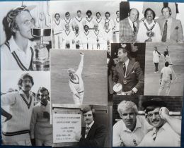 Cricket press photographs, Northamptonshire, 8" x 10” Press Photos, 1970’s, inc. Cook Lord’s 1976,