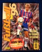 Trade sticker album, Panini, 'Fussball 96', (German), complete inc. Bayern Munich, Hamburg, Borussia