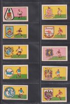 Trade cards, Clevedon, Famous Football Clubs (set, 50 cards) (vg/ex)