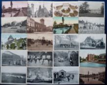 Postcards, Hants/Surrey, a mix of approx. 66 cards of villages, street scenes and scenic views nr
