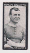 Cigarette card, Murray's, Footballers, Series H, type card, C. Roberts, Manchester United (very