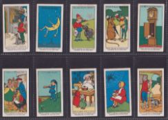 Trade cards, Fry's, Nursery Rhymes (set, 50 cards) (2 with sl marks to fronts o/w gd/vg)