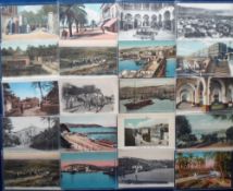 Postcards, Algeria, approx. 100 cards, RPs and printed to include Bisktra, Philippeville, Oran,