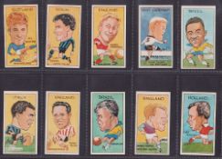Trade cards, Reddish Maid, International Footballers of Today (set, 25 cards) inc. Pele, George