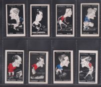 Trade cards, Barratt's, Football Stars (hand coloured), 8 cards, H. Jones Blackburn Rovers, T.