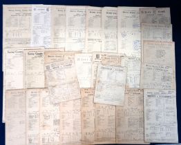 Cricket scorecards, Surrey C.C. a collection of 35+ score cards 1896- 1961, mostly Pre WW1, inc.