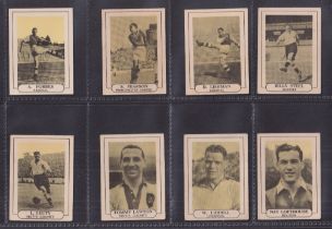 Trade cards, Wilkinson & Co Ltd, Popular Footballers, 'M' size (set, 25 cards) includes Stanley