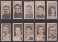 Trade cards, Clifford's, Footballers (set, 50 cards) includes Stanley Matthews, Stan Mortensen,