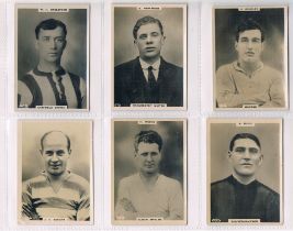 Cigarette cards, Phillips, Footballers 'L' size (mixed backs), 17 cards, all Footballers, inc.