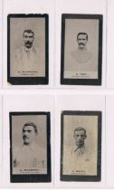 Cigarette cards, Smith's, Footballers (Brown Back), 4 cards, England & Scottish Internationals, 4