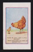 Trade card, Wakeford, Army Pictures, Cartoons etc, type card, 'Please Ma, Can't I have a little