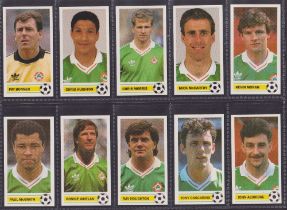 Trade cards, Gateaux, Irish World Cup Squad (Football) (set, 22 cards) (ex)