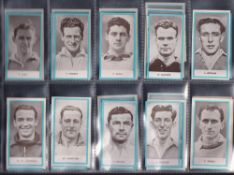 Cigarette cards, Phillip's, BDV Sports package issue (blue borders), Footballers, Set 2, (49/50,